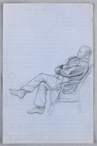 Tekening, Studie voor "Wetenschappelijke Groep", 1858 door Daniel Huntington
