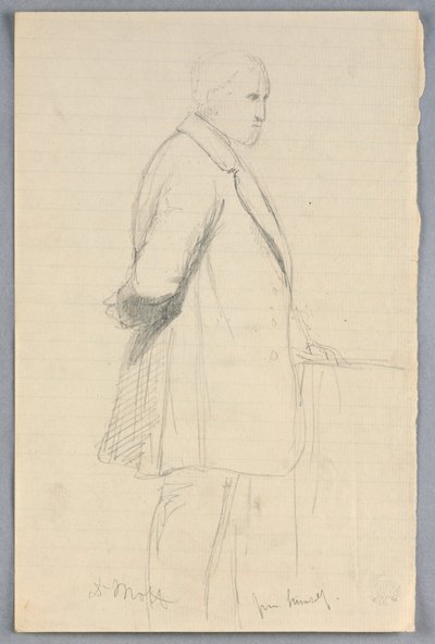 Tekening, Studie voor "Wetenschappelijke Groep", 1858 door Daniel Huntington