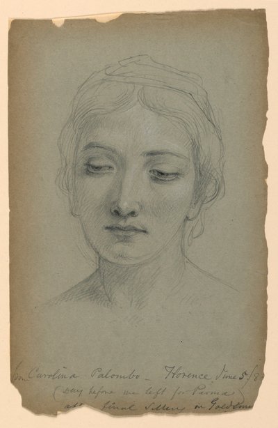 Tekening, Studie voor "De goudsmid", 5 juni 1883 door Daniel Huntington