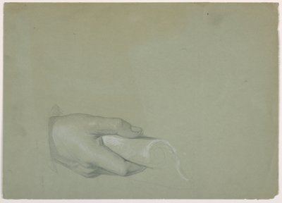 Tekening, Studie voor "Tribuutgeld", 1852 door Daniel Huntington