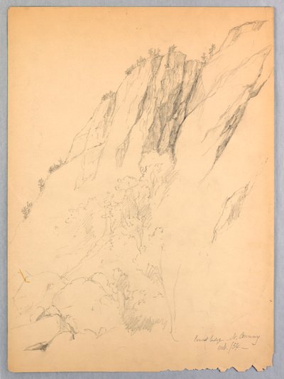 Laagste richel, North Conway, New Hampshire door Daniel Huntington