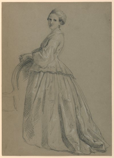 Studie van Sophia Chew voor "Het Republikeinse Hof" (Lady Washington