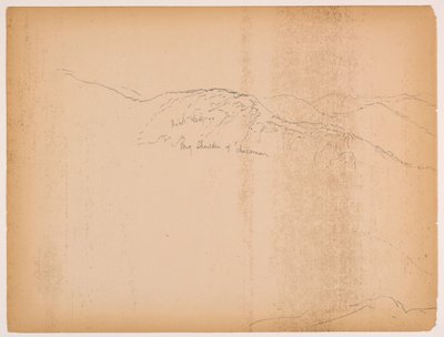 Zicht vanaf de Schouder van Mount Chocorua door Daniel Huntington