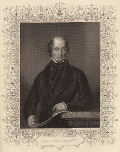 John Russell (gravure) door Daniel John. Pound