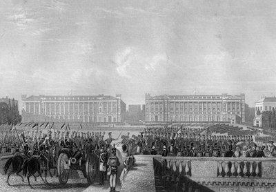 De intocht van de geallieerden in Parijs, 1815, ca. 1857 door Daniel John Pound