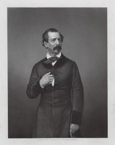 William Frederick Wallett, Engelse clown (gravure) door Daniel John. Pound