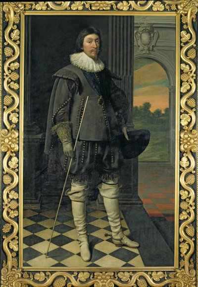 De markies van Hamilton (1589-1625) door Daniel Mytens