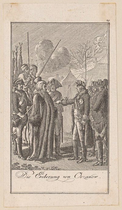 Blad 10 van „Afbeeldingen uit de moderne geschiedenis“ door Daniel Nikolaus Chodowiecki