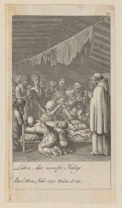 Blad 10 uit de reeks "Modedwaasheden" door Daniel Nikolaus Chodowiecki