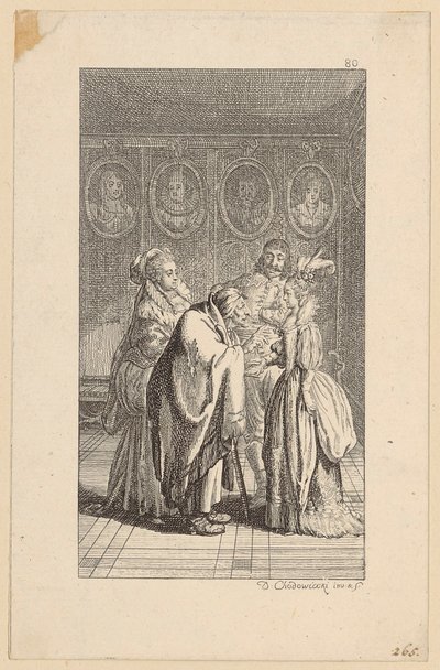  door Daniel Nikolaus Chodowiecki
