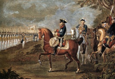 Frederik de Grote Koning van Pruisen door Daniel Nikolaus Chodowiecki