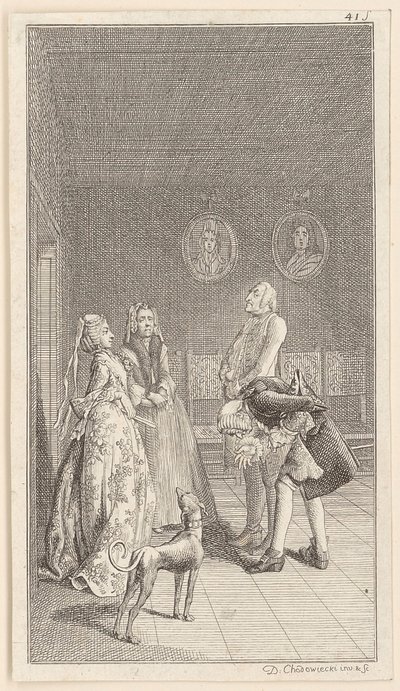  door Daniel Nikolaus Chodowiecki