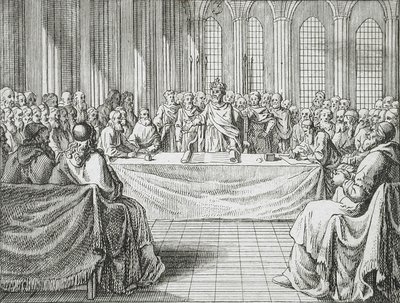 Illustratie voor Basedows “Elementair werk” door Daniel Nikolaus Chodowiecki