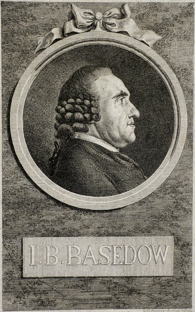 Johann Bernhard Basedow 1724-1790, 1773 door Daniel Nikolaus Chodowiecki