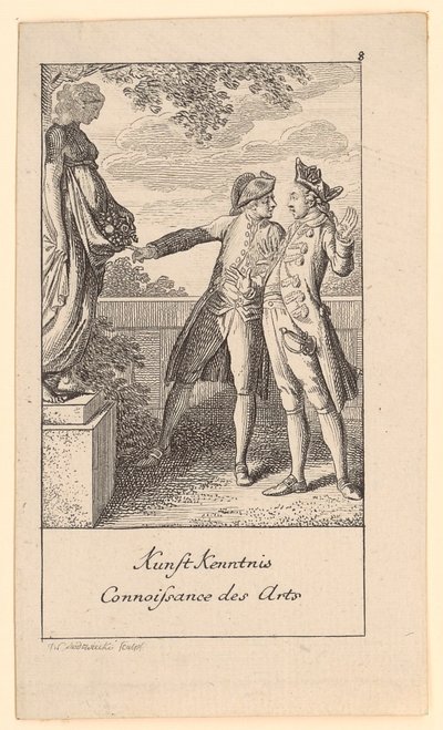 Kunstkennis door Daniel Nikolaus Chodowiecki