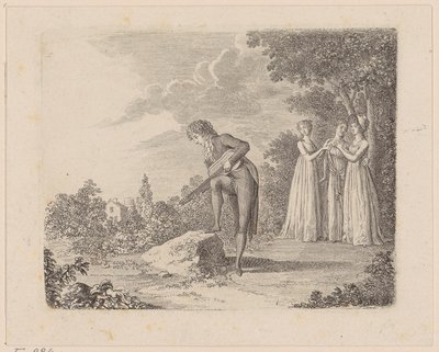 De heer de Vollange II door Daniel Nikolaus Chodowiecki
