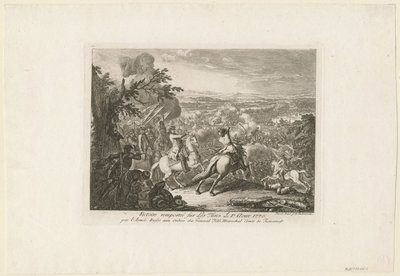 De Slag bij Cahul, 1770 door Daniel Nikolaus Chodowiecki