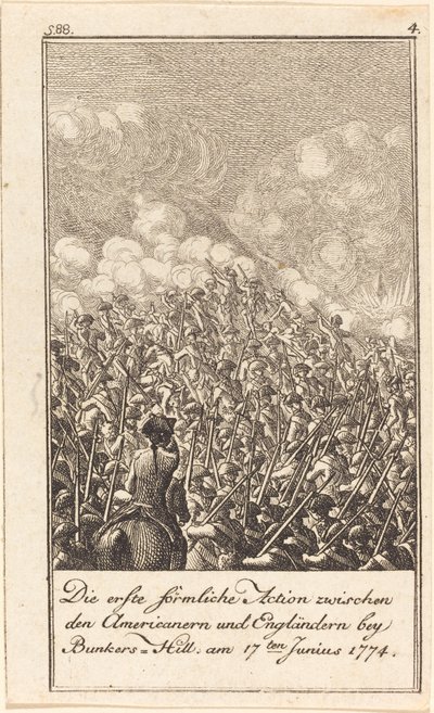 De geschiedenis van de Verenigde Staten door Daniel Nikolaus Chodowiecki