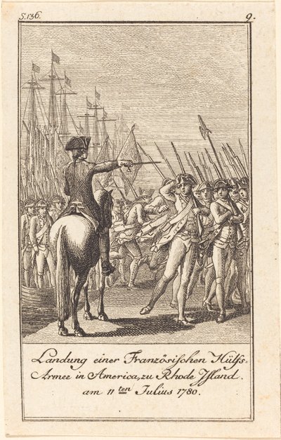 De Geschiedenis van de Verenigde Staten door Daniel Nikolaus Chodowiecki