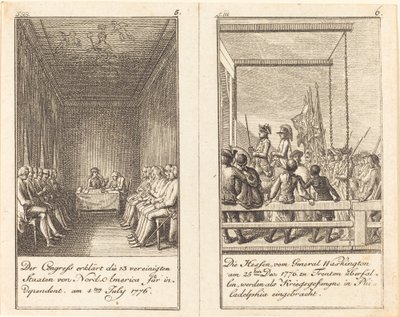 De Geschiedenis van de Verenigde Staten door Daniel Nikolaus Chodowiecki