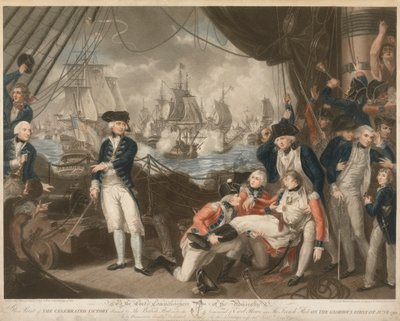 De beroemde overwinning ... op de glorieuze eerste juni 1794 door Daniel Orme