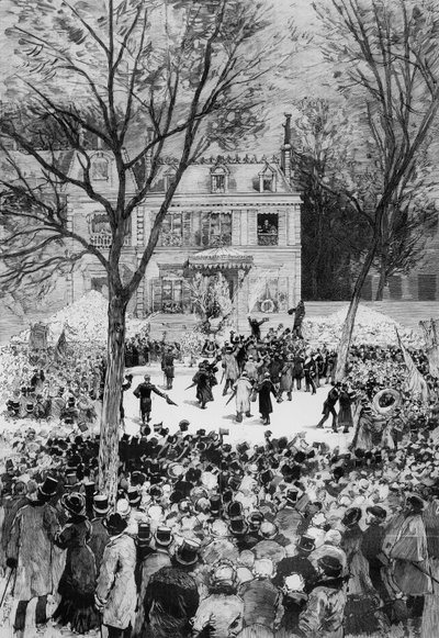 Viering van de 80e Verjaardag van de Geboorte van Victor Hugo (1802-85) uit 