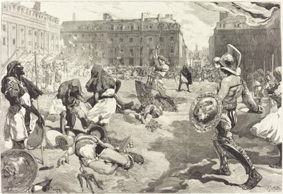 De feesten van Rennes. De grote Romeinse cavalcade door Daniel Vierge