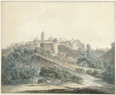 Gezicht op Siena door Daniël Dupré