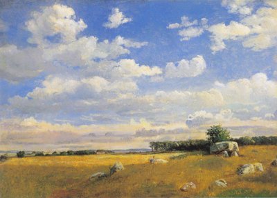 Dolmen op Brandsø door Dankvart Dreyer