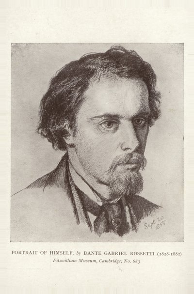 Dante Gabriel Rossetti, Engelse schilder, illustrator en dichter door Dante Gabriel Charles Rossetti