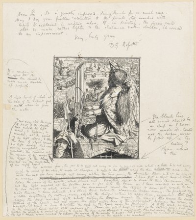 St Cecilia door Dante Gabriel Charles Rossetti