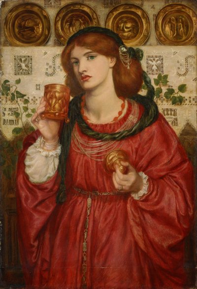 De beker der liefde door Dante Gabriel Rossetti