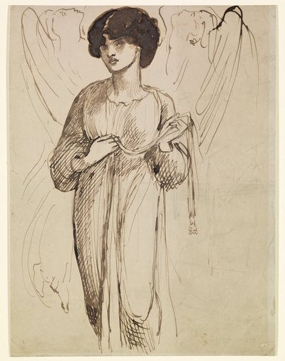 Astarte Syriaca - Figuurstudie door Dante Gabriel Rossetti