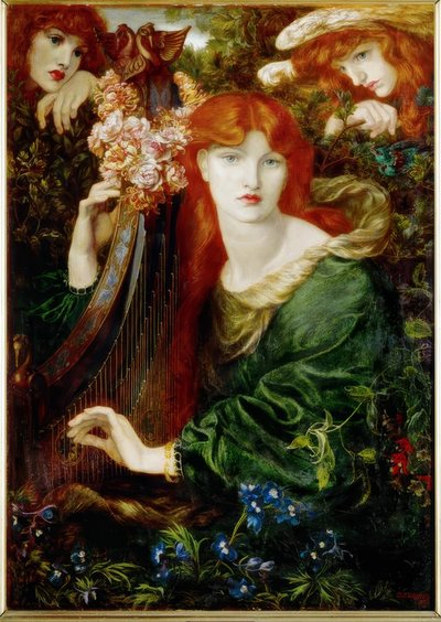 La Ghirlandata door Dante Gabriel Charles Rossetti