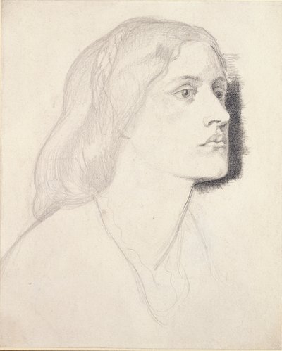 Portret van Miss Ruth Herbert door Dante Gabriel Rossetti