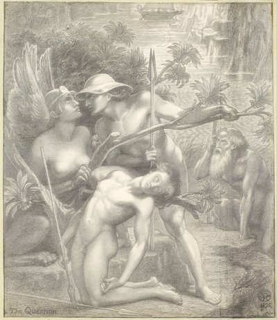 De vraag, de sfinx door Dante Gabriel Rossetti