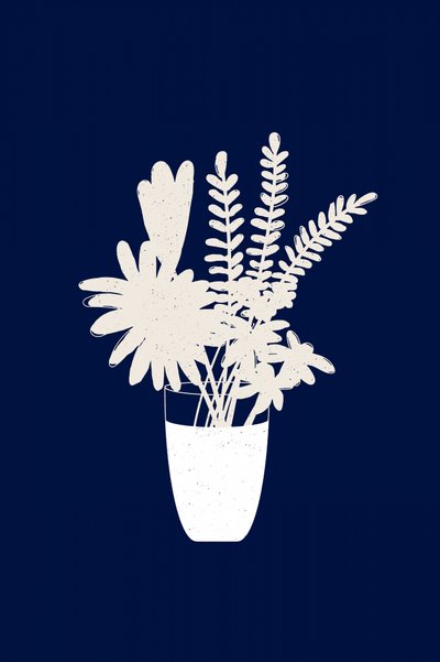 Minimalistisch bloemenboeket door Danushka Abeygoda