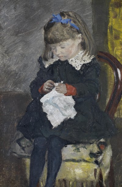 Portret van Emma Bogaerts door Darío de Regoyos