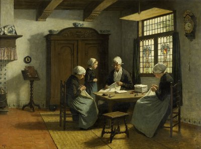 In het weeshuis in Katwijk-Binnen door David Adolph Constant Artz
