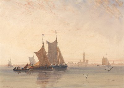 Antwerp, Morning door David Cox
