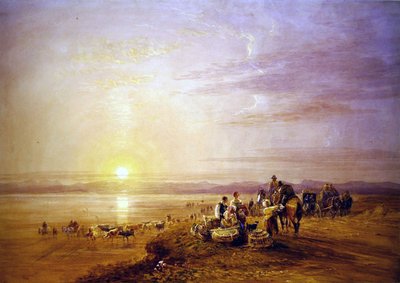 De zandbanken oversteken door David Cox