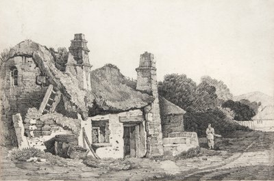 Vervallen Huisje door David Cox