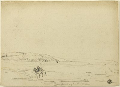 Langham, Zuid-Wales door David Cox the elder