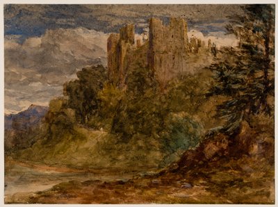 Kasteel Ludlow door David Cox the elder