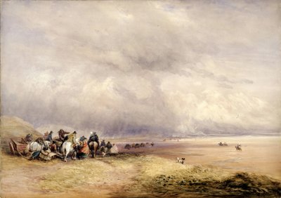 Ulverston Sands door David Cox the elder
