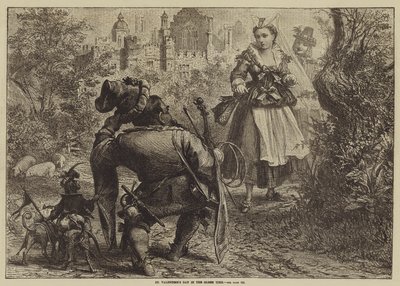 Valentijnsdag in vroegere tijden door David Henry Friston