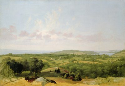 Uitzicht op Narragansett Bay, nabij Warwick, Rhode Island door David Johnson