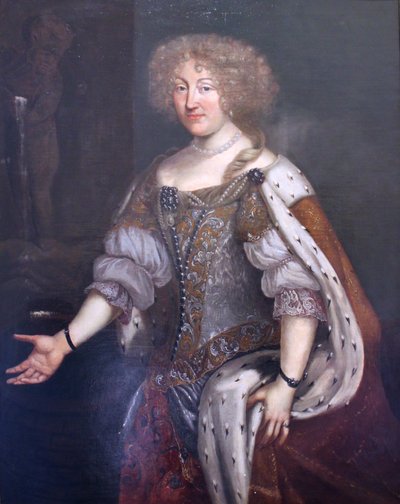 Duits: Hertogin Magdalena Sibylla von Württemberg in galajurk Hertogin Magdalena Sibylla von Württemberg in galajurk door David Klöcker Ehrenstrahl