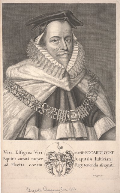 Edward Coke door David Loggan