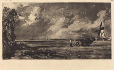 Lente door David Lucas after John Constable